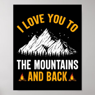 Poster Eu Te Amo Até as Montanhas e de Volta - Acampament