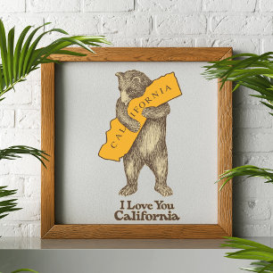 Póster Eu Te Amo Califórnia