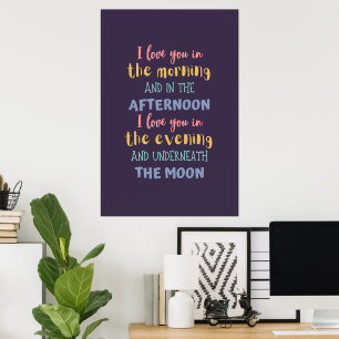Poster Eu Te Amo de Manhã Skidamarink Colorido