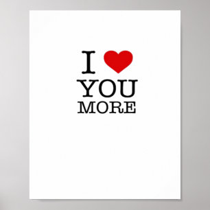 Poster Eu Te Amo Mais Eu Te Amo Mais Amor Divertido