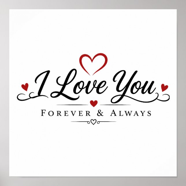 Poster Eu Te Amo Para Sempre & Sempre (Frente)