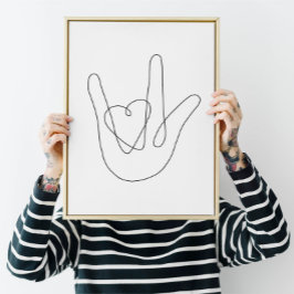 Poster Eu te amo Sinal