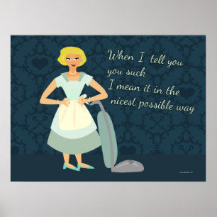 Póster Eu te amo, você suga