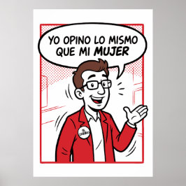 Poster Eu tenho a mesma opinião