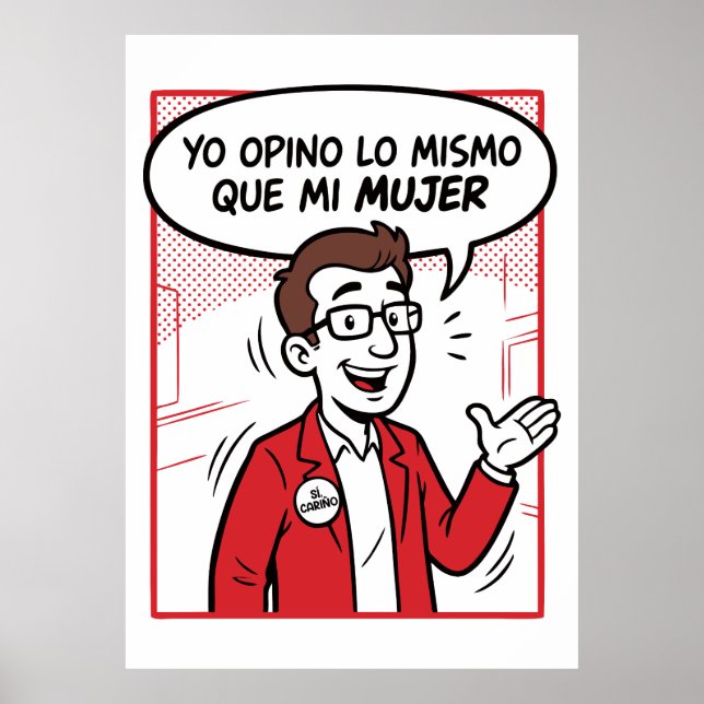 Poster Eu tenho a mesma opinião (Frente)