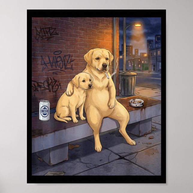 Poster Eu Tenho Esse Cachorro Em Mim Camisa Divertida de  (Frente)