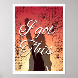 Poster Eu Tenho Isto | Mulheres triunfantes solares Silho
