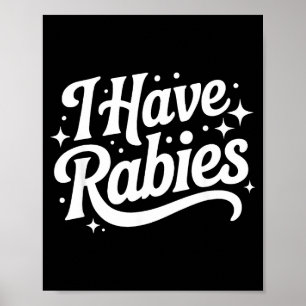 Poster Eu Tenho Raiva Citação Engraçada Mulher