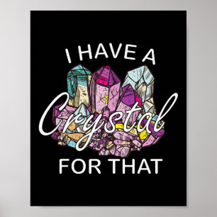 Poster Eu Tenho Um Cristal Para Isso Namaste Chakra Yoga
