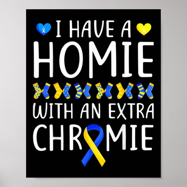 Poster Eu Tenho Uma Casa Com Uma Síndrome De Chromie Abai (Frente)