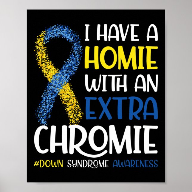 Poster Eu Tenho Uma Casa Com Uma Síndrome De Chromie Abai (Frente)