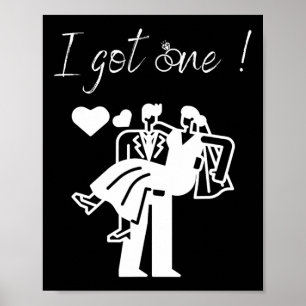Poster Eu tenho uma Festa de casamento de noiva engraçada