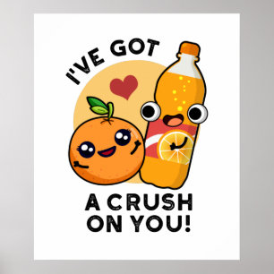 Poster Eu tenho uma paixão por você Pop de Laranja engraç