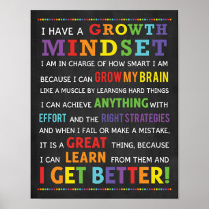 Poster Eu Tenho Uma Sala De Aula De Modos De Crescimento