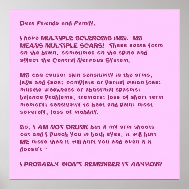 Poster Eu tenho vários escândalos... (Frente)