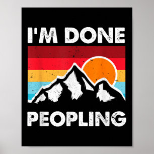 Poster Eu Terminei A População Engraçada Introduzindo Hik