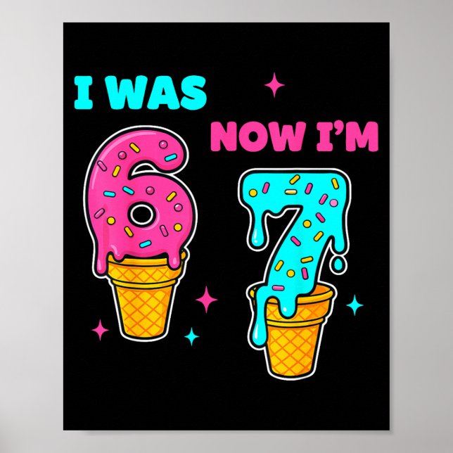 Poster Eu tinha 6 anos, agora eu tenho 7 anos de idade An (Frente)