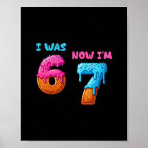 Poster Eu tinha 6 anos agora eu tenho 7 anos de idade eng