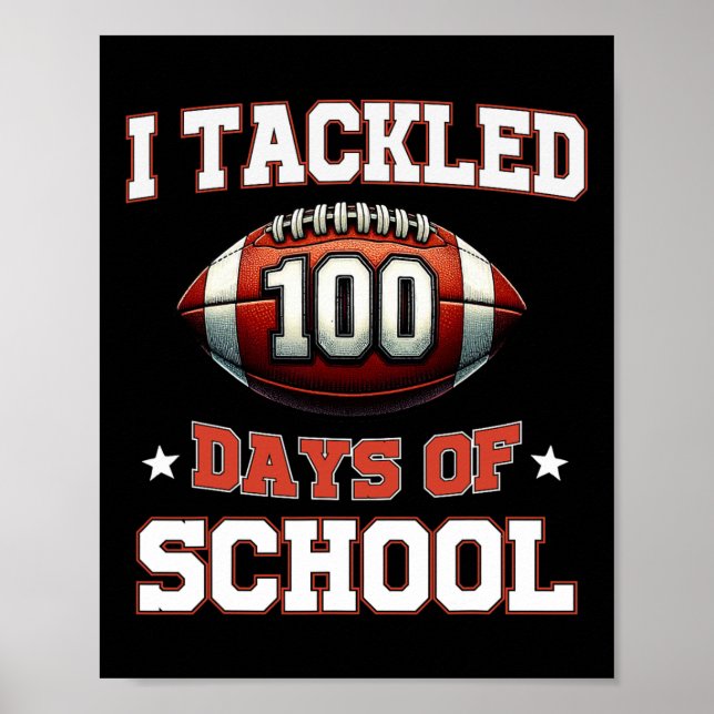 Poster Eu Tirei 100 Dias De Rapazes De Futebol 100 Dias D (Frente)