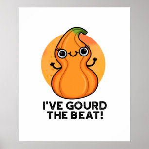 Poster Eu torci o Beat Engraçado Veggie Pun