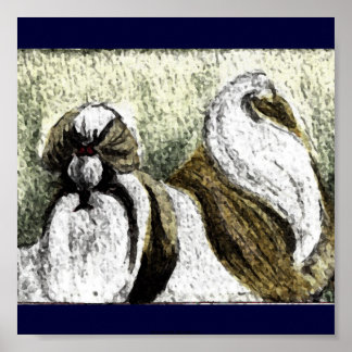 Póster "Eu Tzu, Você?" Série 6 por Lisa Miller