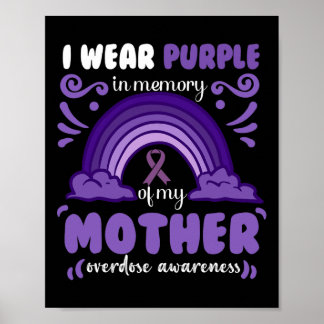 Poster Eu Uso Roxo Em Memória Da Minha Irmã