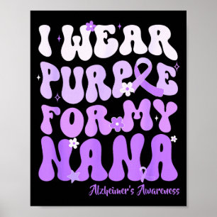 Poster Eu Uso Roxo Pela Conscientização da Nana Heimers