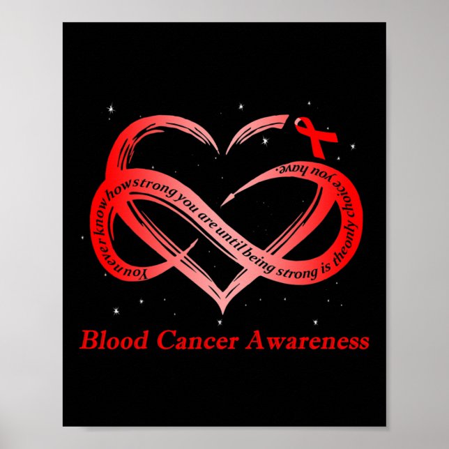Poster Eu Uso Vermelho Para Guerreiro de Conscientização  (Frente)