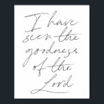 Poster Eu vi a bondade do Senhor Script<br><div class="desc">Eu vi a bondade do Senhor Script</div>