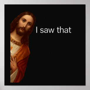 Poster Eu Vi Aquela Piada do Jesus
