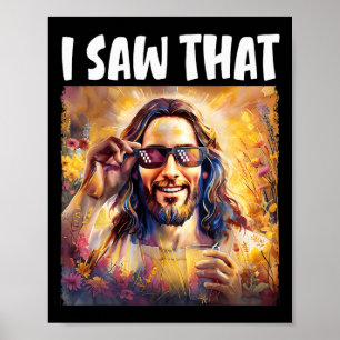 Poster Eu Vi Aquela Piada Engraçada Do Meme De Jesus Pásc