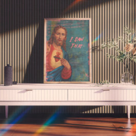 Poster Eu Vi Que A Tendência Alterada Da Arte Decorre Rel