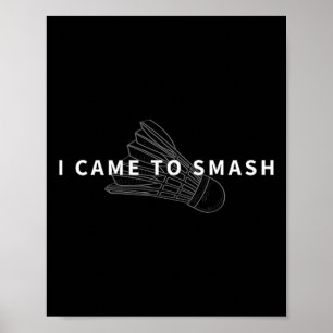 Poster Eu Vim Esmagar A Design De Ventilador Engraçado De