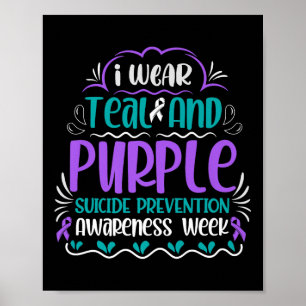 Poster Eu Visto Awarenes Para Prevenção Do Suicídio Em Te