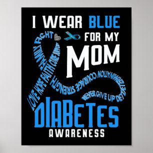 Poster Eu visto azul para a minha mãe.