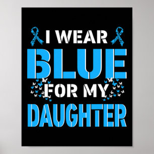 Poster Eu Visto Azul Para Minha Filha, Lua De Consciência