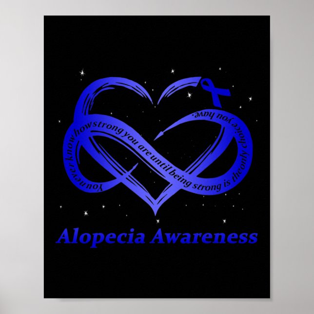 Poster Eu Visto Azul Para O Guerreiro Da Consciência Da A (Frente)