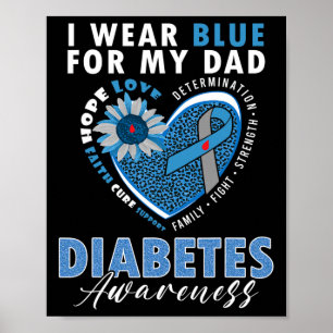 Poster Eu Visto Azul Para O Meu Pai Tipo 1 Sensibilização
