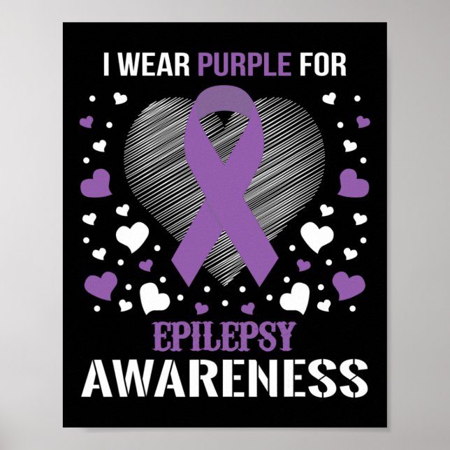 Poster Eu Visto Fita do Defensor da Consciência da Epilep (Frente)