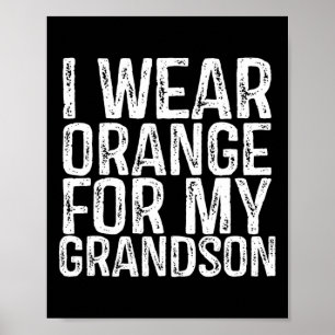 Poster Eu Visto Laranja Para A Consciência Da Leucemia Do