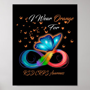 Poster Eu Visto Laranja Para A Consciência Do Rsd Crps 2