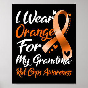 Poster Eu Visto Laranja Para Minha Avó Sd Crps Conscienti