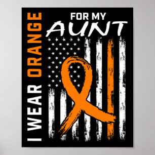 Poster Eu Visto Laranja Para Minha Tia Com Esclerose Múlt