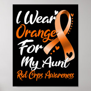 Poster Eu Visto Laranja Para Minha Tia Rsd Crps Conscient