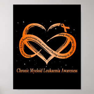 Poster Eu Visto Laranja Para O Guerreiro Da Leucemia Miel