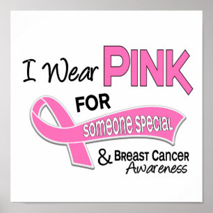 Póster Eu visto o rosa para alguém o cancro da mama 42
