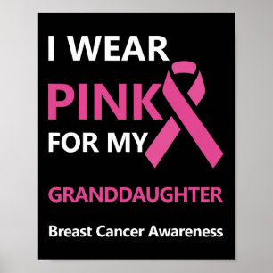 Poster Eu Visto Rosa Para A Minha Avó Cancer De Mama Awa