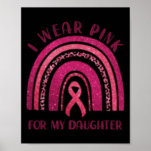 Poster Eu Visto Rosa Para A Minha Filha, Fita De Fita Ros
