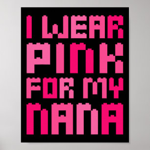 Poster Eu Visto Rosa Para A Minha Mãe Bloco Nana Construi