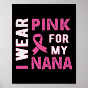 Poster Eu Visto Rosa para a Sensibilização do Cancer de M